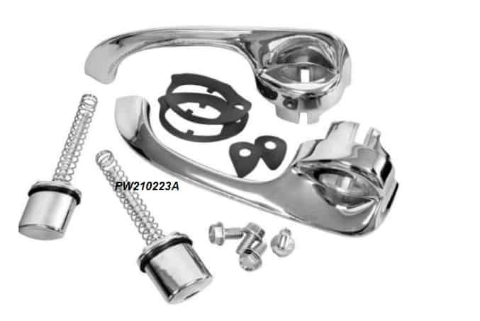 Door Handle Kit: 60 Chev Full Size 2dr FRONT